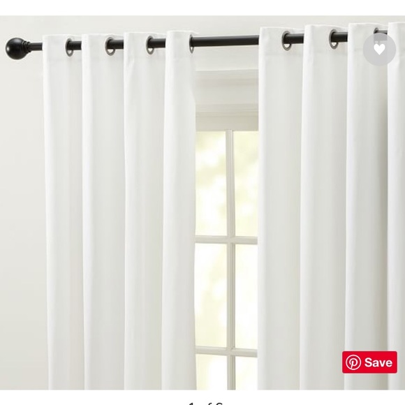 Cindy Crawford Home Accents Cindy Crawford One Pair White Window